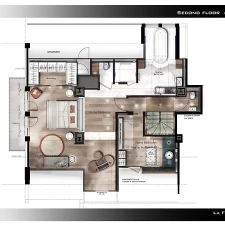 Duplex Luxe 1850, Aux Pieds, 4 - Fr-1-772-9 Апартаменты