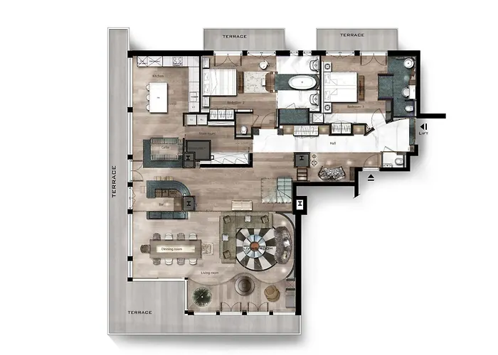 Appartamento Duplex Luxe 1850, Aux Pieds, 4 - Fr-1-772-9 Courchevel