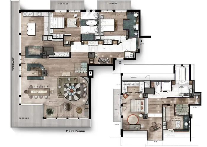 Duplex Luxe 1850, Aux Pieds, 4 - Fr-1-772-9 公寓 谷雪维尔